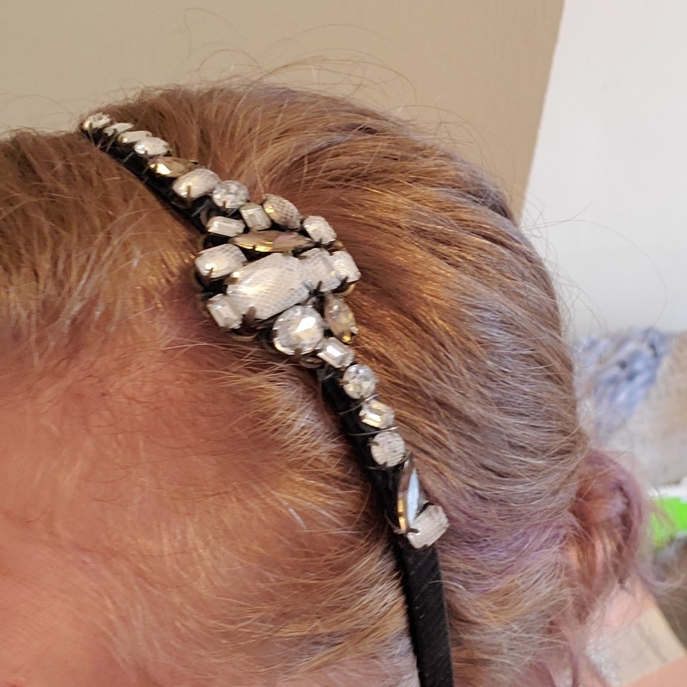 Black Jeweled Headband